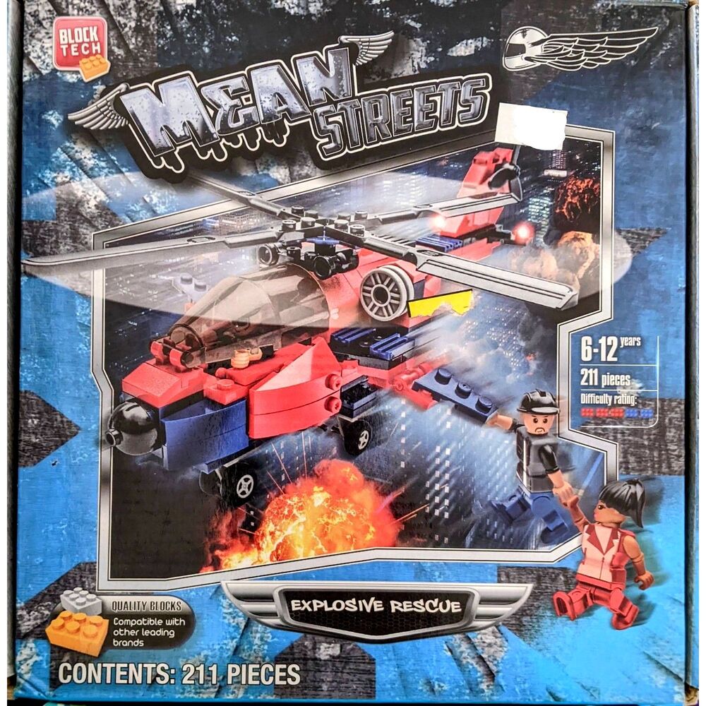 Block Tech Mean Streets: Explosive Rescue building block set